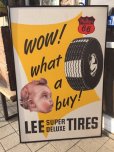 画像1: Vintage LEE Tires x Phillips 66 AD Store Sign (PJ957)  (1)