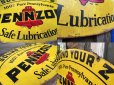 画像2: 50s Vintage PENNZOIL Double Sided Sign (PJ959)  (2)