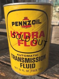 Vintage Pennzoil #D Quart Can Motor Gas/Oil (DJ02) 