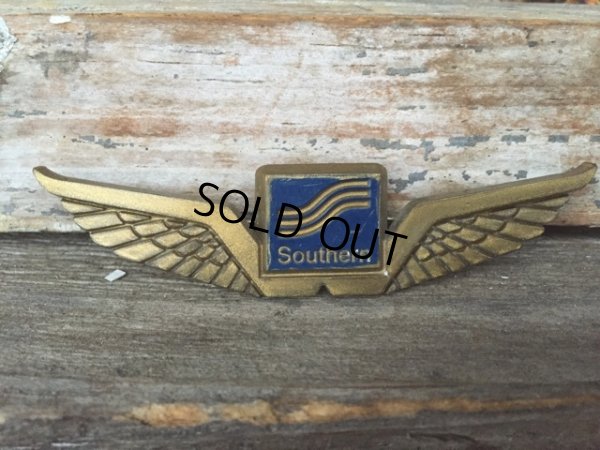 画像1: Vintage Southern Airline Pilot Wings Badge (DJ17)