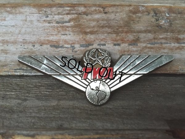 画像1: Vintage TWA Airline Pilot Wings Badge (DJ19)