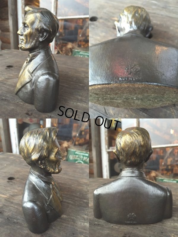 画像2: Vintage Lincoln Metal Statue Paperwait (DJ12)