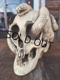 VINTAGE DISNEYLAND RANDOTTI SNAKE SKULL STATUE (DJ31)