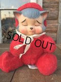 Vintage Knickerbocker Rubber Face Doll / Craing Kitty (DJ37）