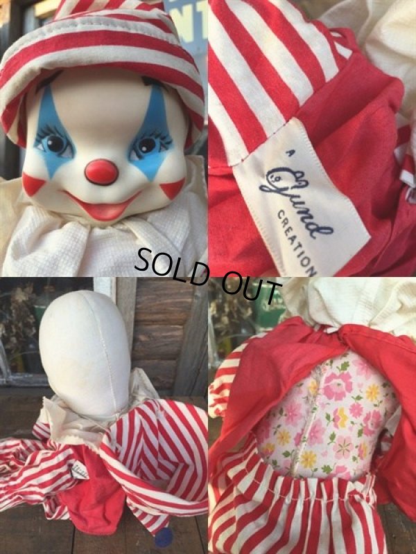 画像3: Vintage Gund Rubber Face Doll Clown (DJ33）