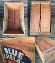 画像3: Vintage Wood BLUE CHELAN Fruit Crate Box (DJ42)  (3)