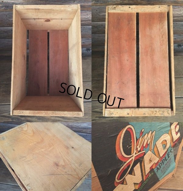 画像3: Vintage Wood JM WADE Fruit Crate Box (DJ41) 