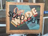 Vintage Wood JM WADE Fruit Crate Box (DJ41) 