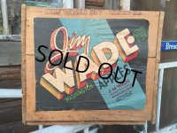 Vintage Wood JM WADE Fruit Crate Box (DJ41) 