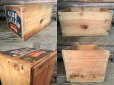 画像2: Vintage Wood BLUE CHELAN Fruit Crate Box (DJ42)  (2)
