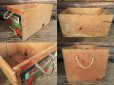 画像2: Vintage Wood BONSONS APPLE Fruit Crate Box (DJ44)  (2)