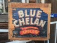画像1: Vintage Wood BLUE CHELAN Fruit Crate Box (DJ42)  (1)