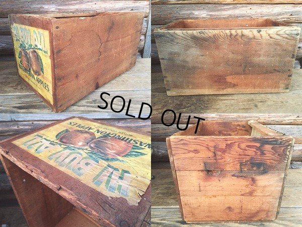 画像2: Vintage Wood HI BUV ALL Fruit Crate Box (DJ43) 