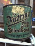 画像1: Vintage Nutrine Confections Candy Tin Can (DJ48) (1)
