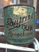 Vintage Nutrine Confections Candy Tin Can (DJ48)