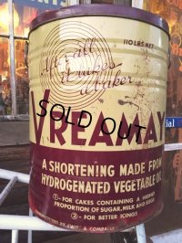 Vintage VREAMAY Shortening Tin can (DJ46)