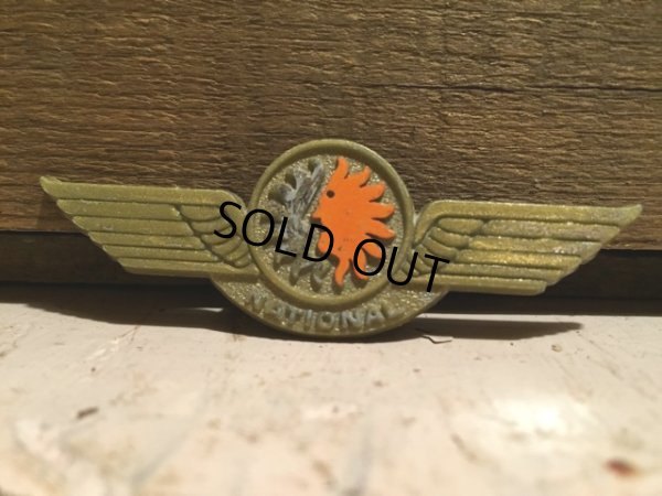 画像1: Vintage NATIONAL Airline Wings Badge (DJ50)