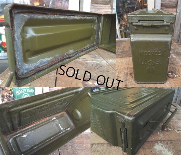 画像3: Vintage US Military Metal Ammo Box (DJ111）