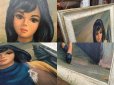 画像3: 60s Maio Vintage Big Eyes Art Harlequin Set 98cm (DJ113) (3)