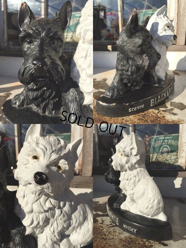 画像2: Vintage Black & White Scotch Whisky Advertising Statue (DJ120) 