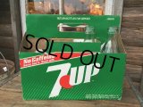 SALE / 70s Vintage 7UP 8 Bottle Pack Case (DJ131) 