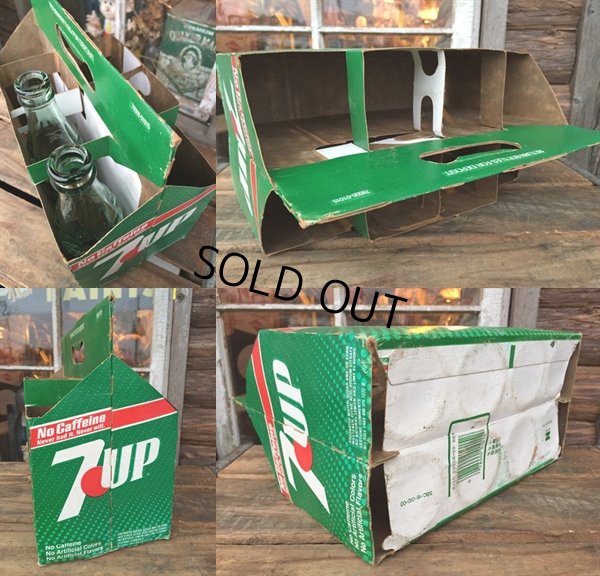 画像2: SALE / 70s Vintage 7UP 8 Bottle Pack Case (DJ131) 