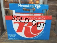 SALE / 70s Vintage RC Cola 8 Bottle Pack Case (DJ132) 
