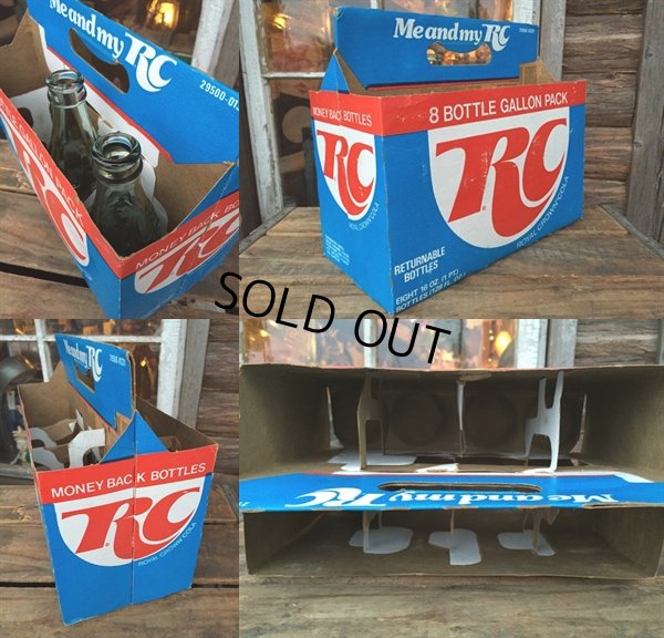 画像2: SALE / 70s Vintage RC Cola 8 Bottle Pack Case (DJ132) 