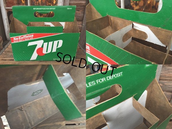 画像3: SALE / 70s Vintage 7UP 8 Bottle Pack Case (DJ131) 