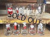 Vintage Message Glass ＆ Bowl 9pc Set (DJ133)