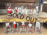 Vintage Message Glass ＆ Bowl 9pc Set (DJ133)
