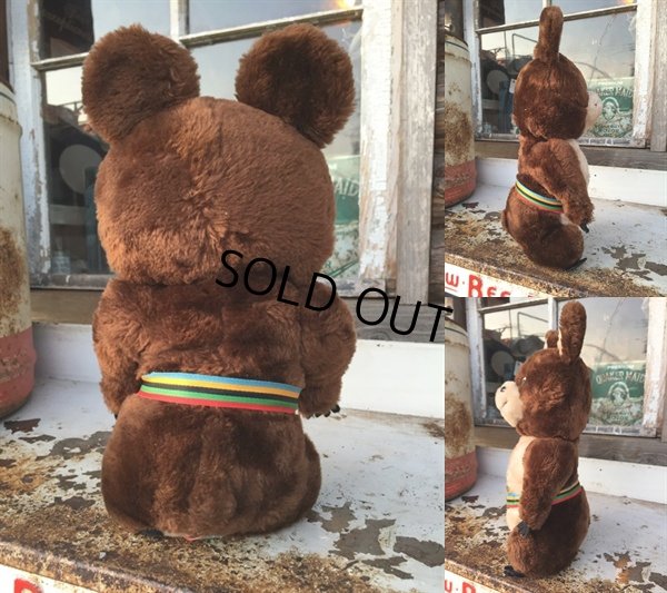 画像2: 70s Moscow Olympic MISHA Plush Doll (DJ140) 