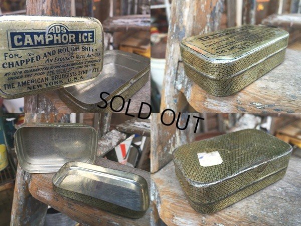 画像2: Vintage ADS Camphor Ice Can (DJ135)