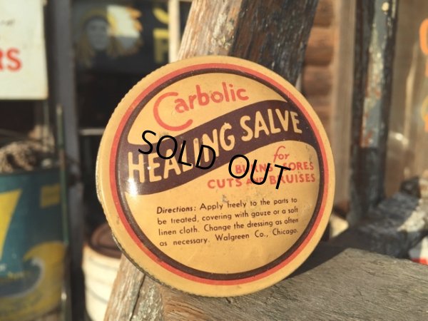 画像1: Vintage Carbolic HEALING SALVE Can (DJ145)