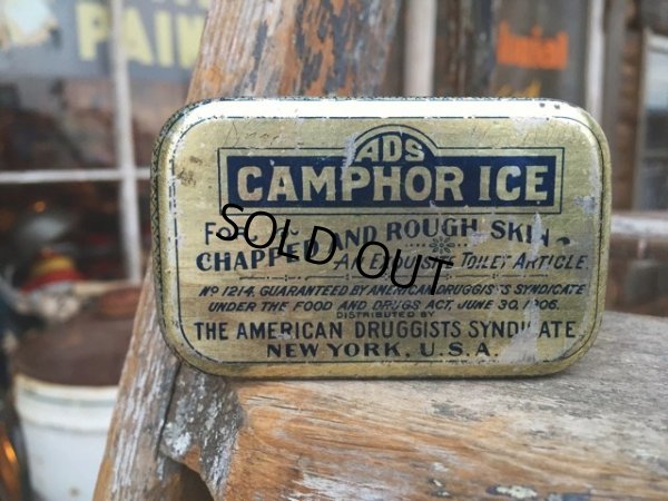 画像1: Vintage ADS Camphor Ice Can (DJ135)