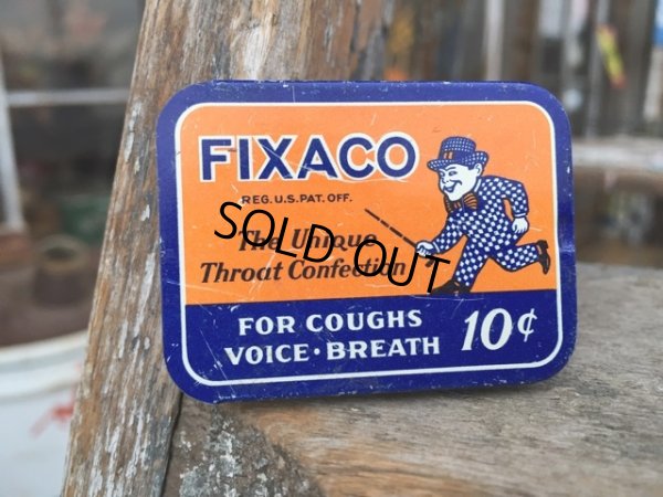 画像1: Vintage FIXACO Tablet Can (DJ137)