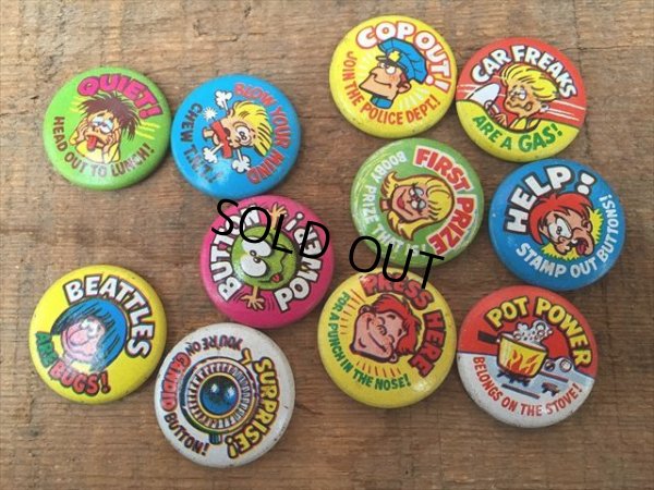 画像1: 70s Vintage Badge Set of 7 (DJ160)