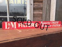 Vintage L&M FILTERS Sign (DJ193) 