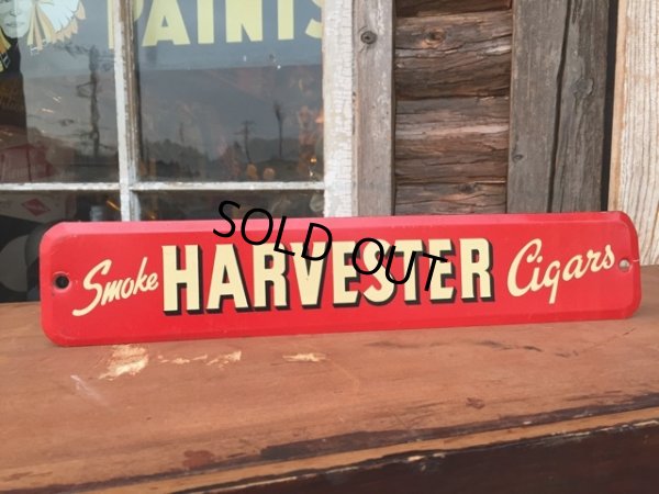 画像1: Vintage HARUESTER Cigars Sign (DJ197) 