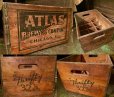 画像2: Vintage ATLAS Crate Wooden Box (DJ211)  (2)
