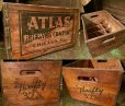 画像2: Vintage ATLAS Crate Wooden Box (DJ211)  (2)