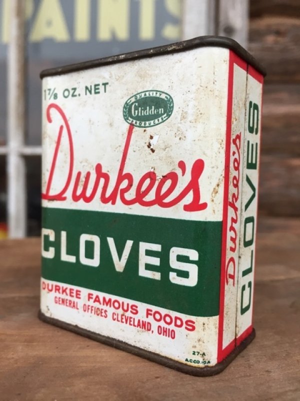 画像1: Vintage Durkees Cloves Can (DJ214)