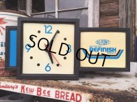 Vintage DU PONT Lighted Sign Clock (DJ230)