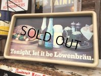 Vintage lowenbrau Beer Lighted Sign  (DJ231)