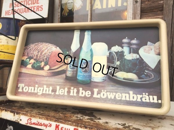 画像1: Vintage lowenbrau Beer Lighted Sign  (DJ231)