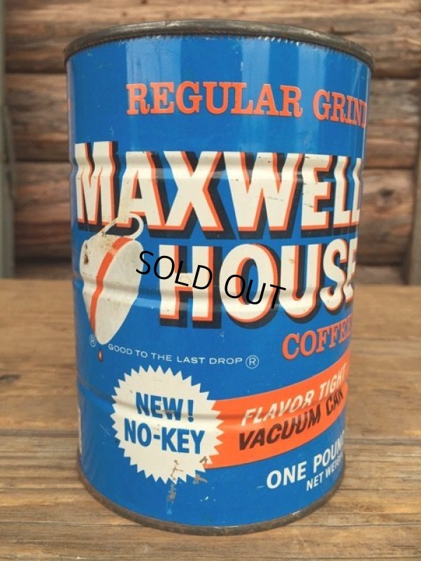 画像1: Vintage Maxwell House Coffee Can Two Pounds #F (DJ249)