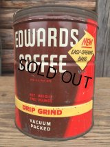 Vintage FEDWARDS Coffee Tin Can (DJ248)