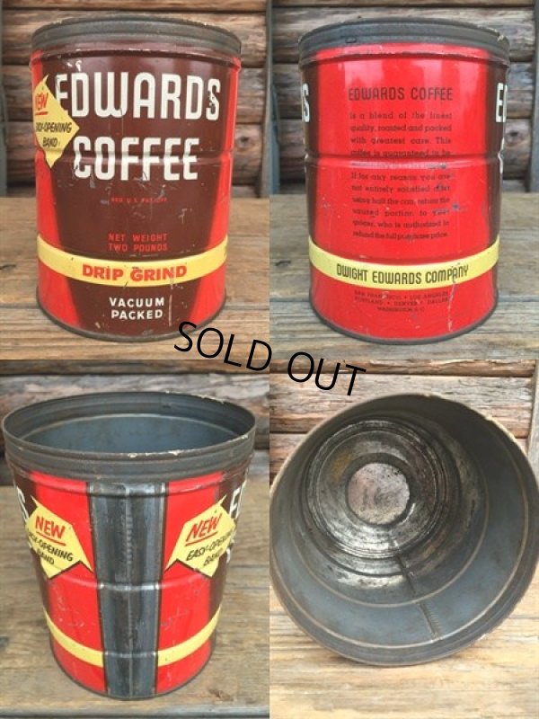 画像2: Vintage FEDWARDS Coffee Tin Can (DJ248)