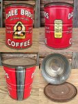 画像2: Vintage DALE BROS Coffee Tin Can #L (DJ251) (2)