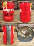 画像2: Vintage Folger's Coffee Tin Can (DJ247) (2)